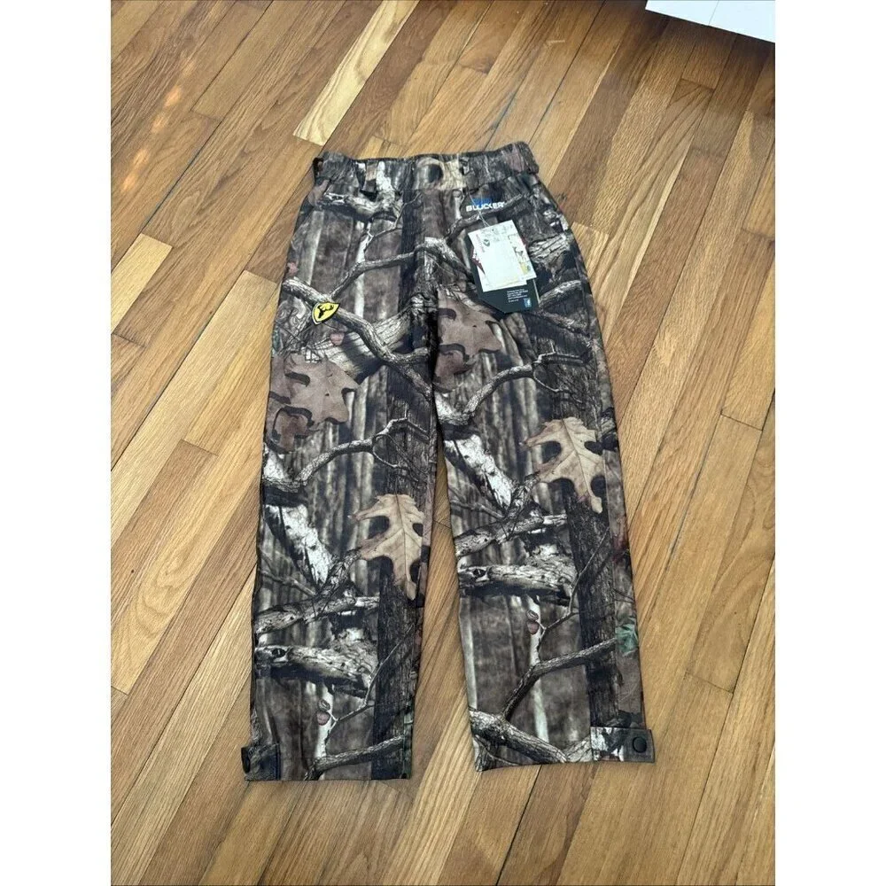 Mossy Oak Youth Camo Scent Blocker Drencher Pants Size M
